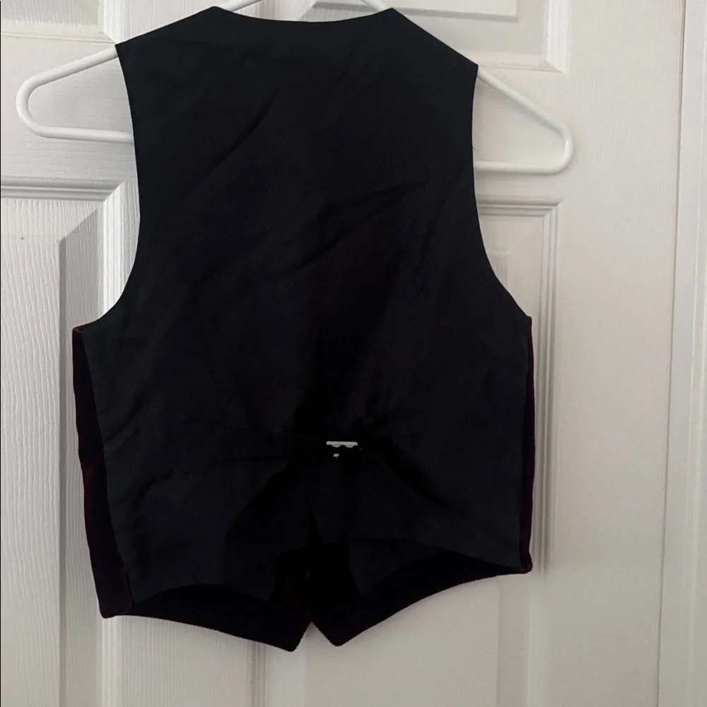 Dolce & Gabbana Kids Burgundy Vest - Picture 3 of 8